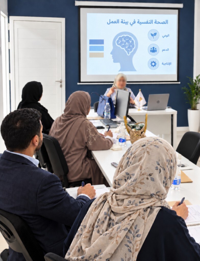فريق المهارات الفكرية في جلسة عمل مؤسسية